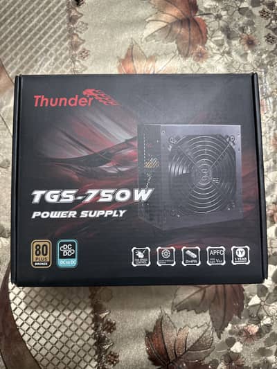 Thunder TGS -750W DC-to-DC APFC 80+ Bronze certified Power Supply Unit