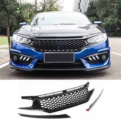 Honda civic x black si grill used but just like brand new