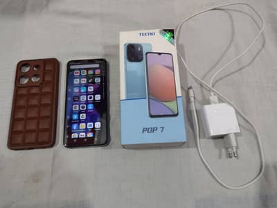 Tecno pop 7 4 64 gb complete Saman for sale