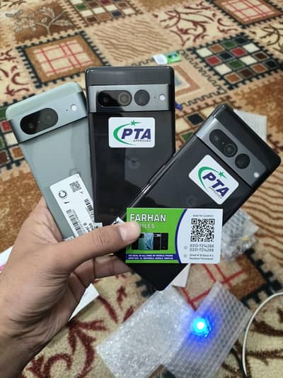 Google pixel 7 pro pixel 8 pta officel approved  all pixel available