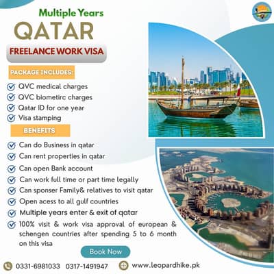 Qatar freelance visa/ Qatar Visa Service /best visa / Visit visa