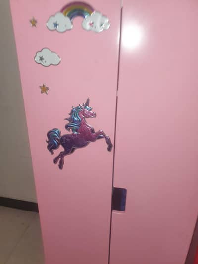 pink almari for a girl