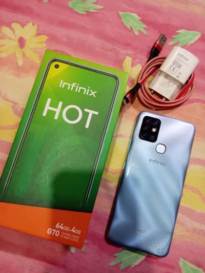 Infinix Hot 10 4GB 64GB with Box Mobile |No oppo vivo samsung iphone