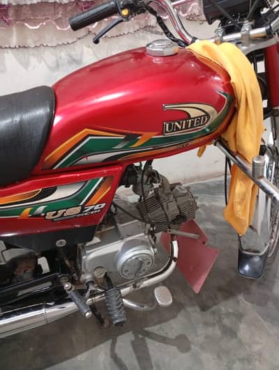 united 70 cc 2021 model in 10/9 orignal conditoin