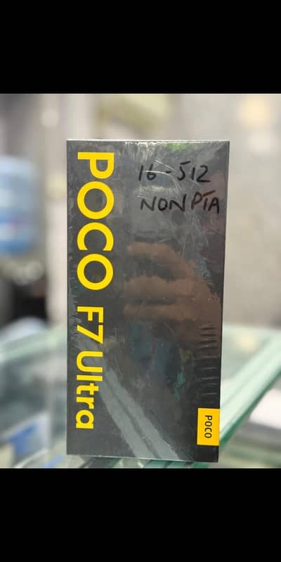 xiamoi pocoi F7 ultra 512gb  yellow Boxpack Nonactive Nonpta