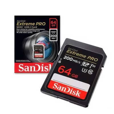 2x 64GB SD cards for DSLR Camera Photography