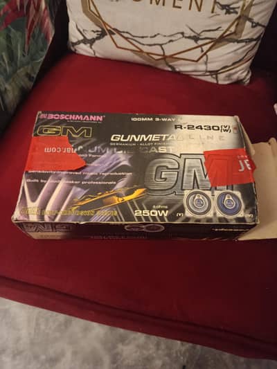 Gunmetal 4" speakers 4 ohams hi power