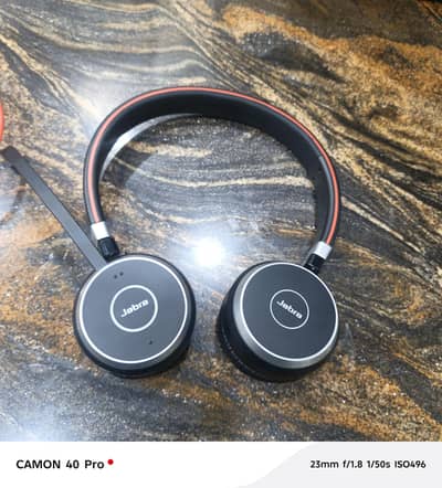 jabra headphones evolve 65 new box open just