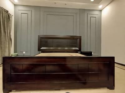 KING size bed with side tables