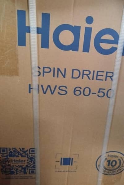 Haier Spin dryer box pack for sale