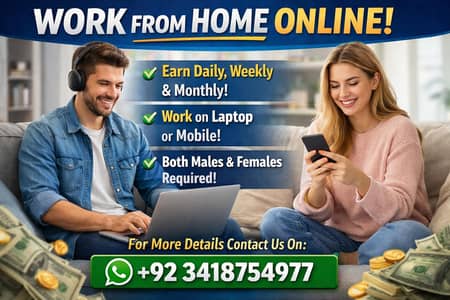 Online Work Form Home Daily Weekly Income
