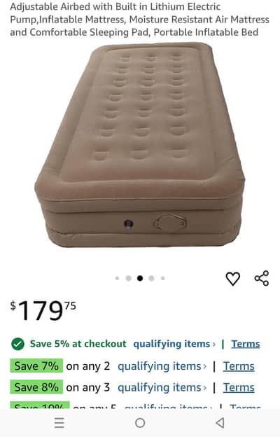 Portable Foldable Air Mattress