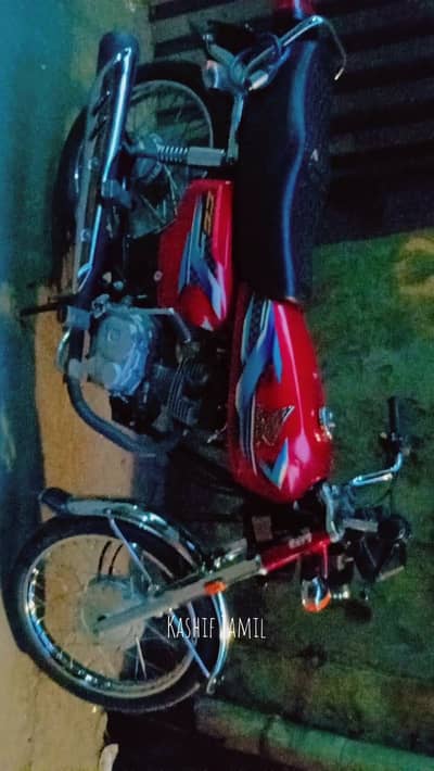 Honda CG 125 red 2014 April purchase