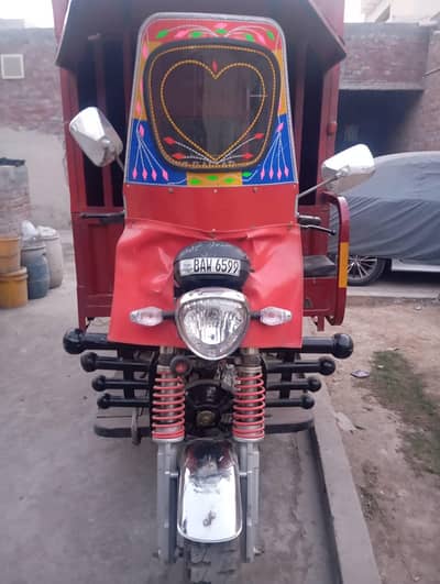 loader rikshaw Tez raftar 150 cc color Red
