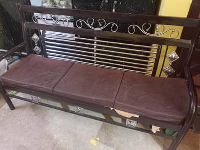 5 seater sofa set iron rod