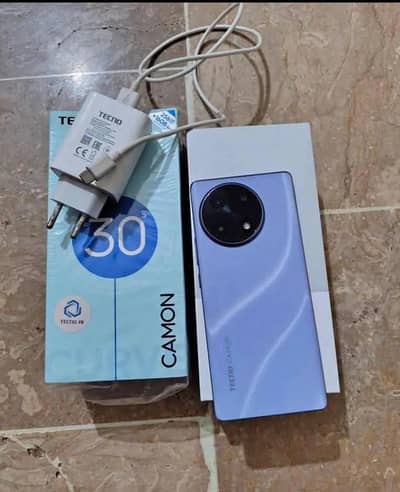 TECNO CAMON 30S  8/256 with box and changer