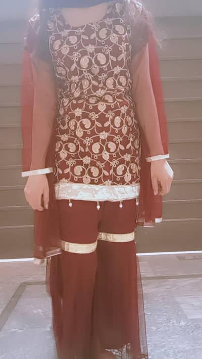 ready to wear fancy sharara  for girls