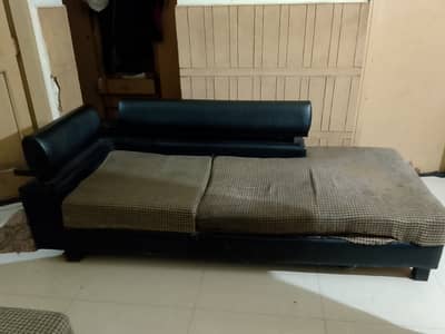 Two 3 sitter sofa set