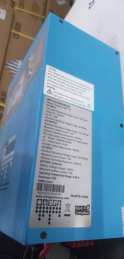 Omega 2.4Kw Hybrid solar Inverter