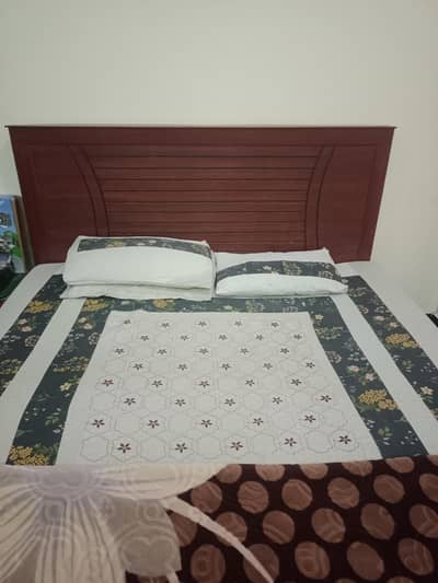 King Size Bed for sell in a reasonable price with mattress.