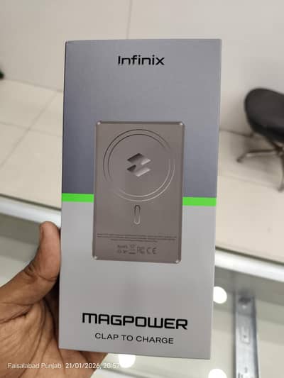Infinix megsafe magnetic power bank original 5000nmah
