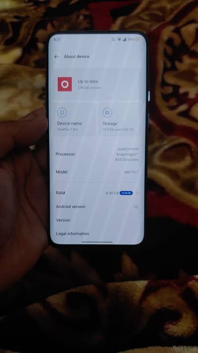 OnePlus 7 Pro (8/256) Single Sim PTA