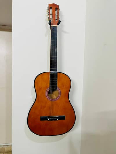 Acoustic Guitar with Free Cover in Good Condition
