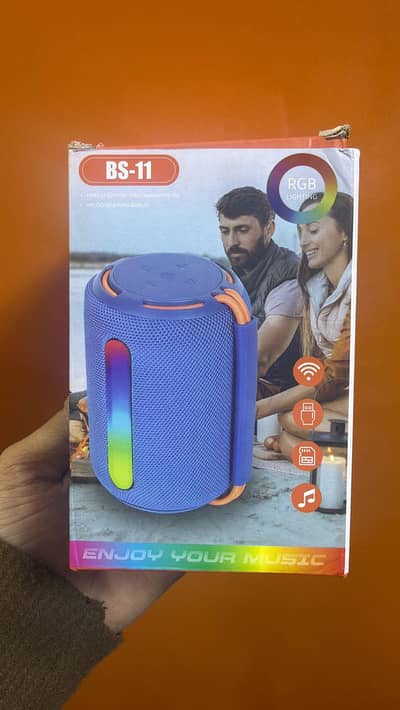 BS-11 Portable RGB Light Super Bass Wireless Bluetooth Speaker.