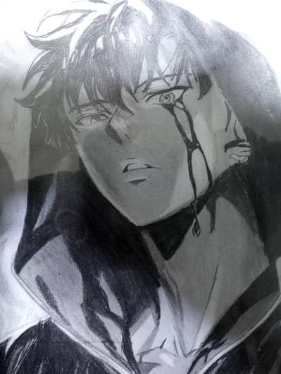 pencil sketch jinwo sung