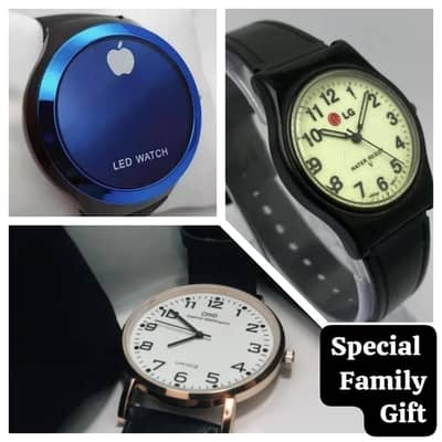 Pack of 3 watches for sale. Free home delivery in all Pakistan
