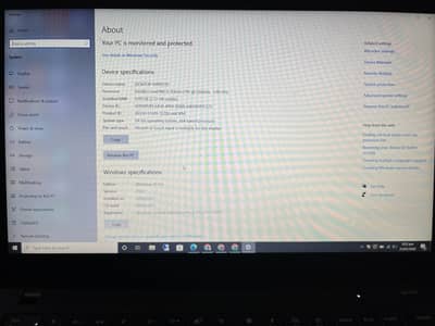 Lenovo T490 8 gb ram 256gb SSD i5 8