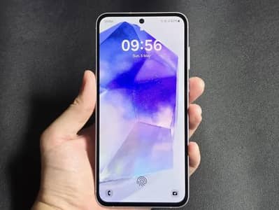 galaxy a55 5g box pack condition officially approved 8/256 gb