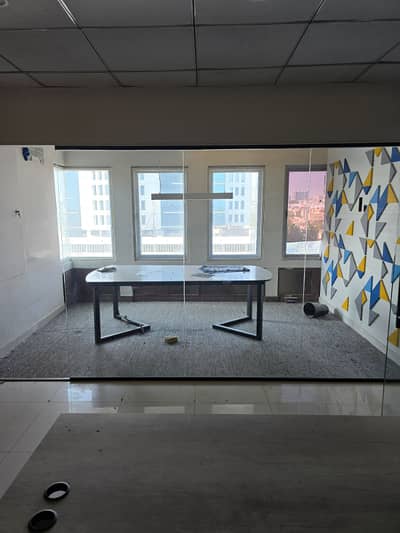 Parsa Tower sami furnished office for rent 1790sqft in shahar e Faisal.