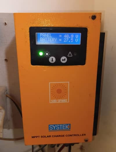 SYSTEK MPPT Solar Charge Controller 30A – Fully Working
