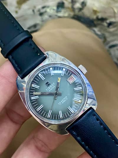 Vintage Tissot Seastar Swiss Automatic – 17 Jewels Classic Date Watch