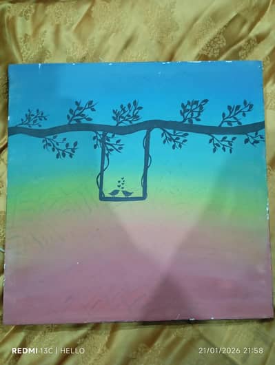 colourfull Painting birds painting