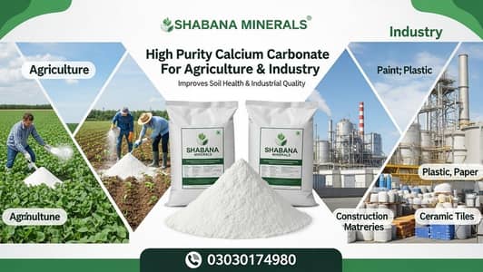 Shabana minerals _ High purity calcium carbonate for agricultural