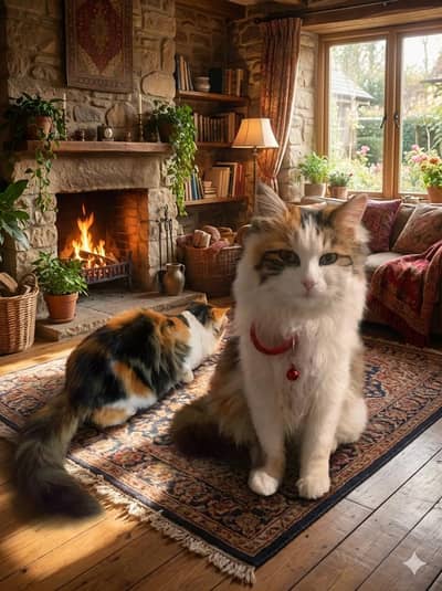 calico american  breed female