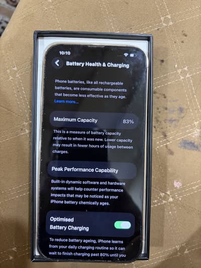 13 Pro Max 256 PTA Approved