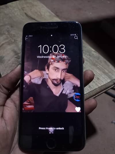 iPhone 7plus pta proved 128 GB fingle not working