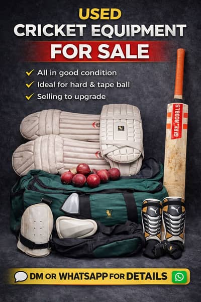 cricket used kit