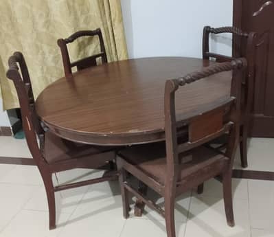 dining table with 4 chairs