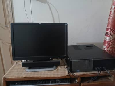 Used PC with monitor and speakers