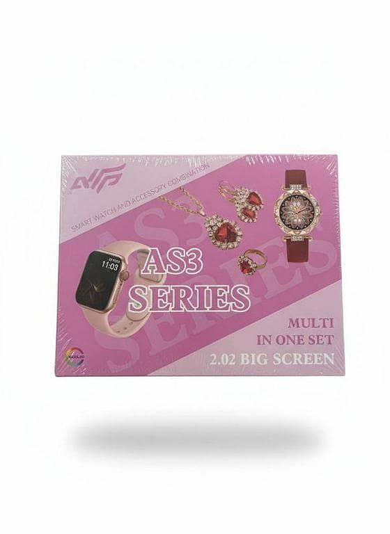 AS3 Smart Watch | Full Touch Screen | Bluetooth Calling | Fitness Tracker | Stylish Design