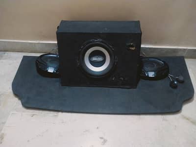 car speaker complete sound system with 4 channel amplifier