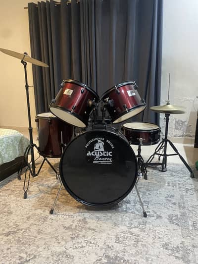 5 piece Drum Kit (RED)