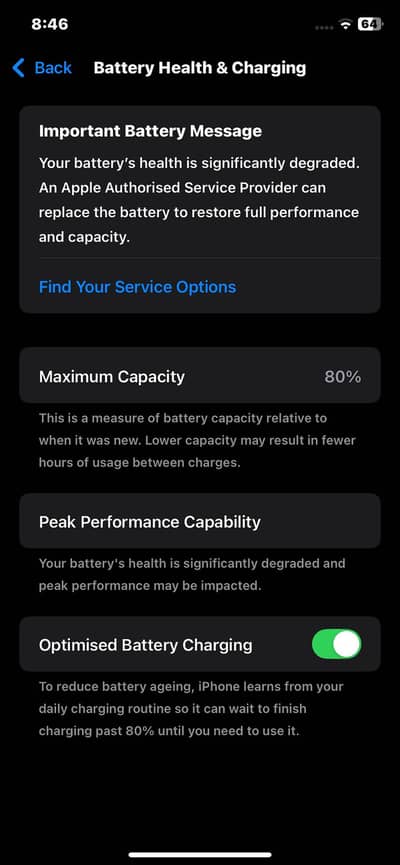 Iphone xr 64gb jv 80% battery health