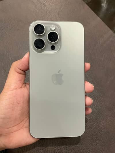 I phone 15 pro max 256 gb condition 10/10 with box pta proved