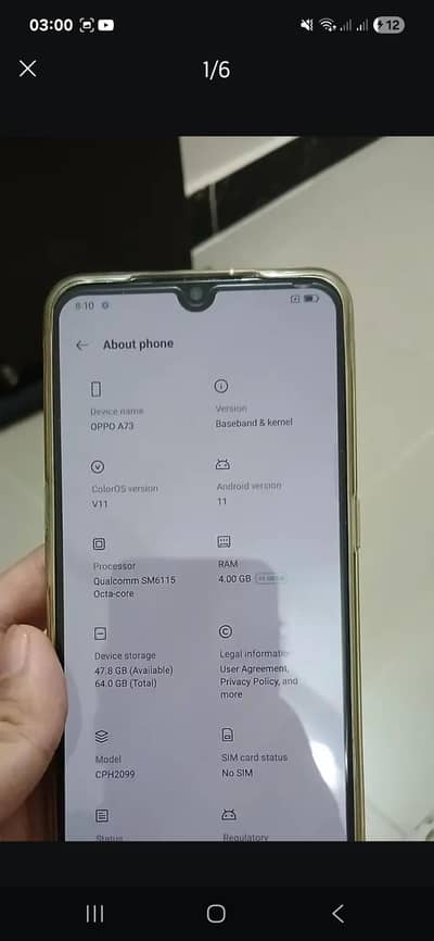 Oppo A73 4/64(non pta)