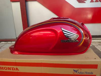 Honda CG150 Red Color Genuine Fuel Tank Brand New